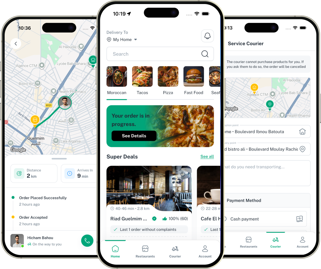 Drayk App Mockups